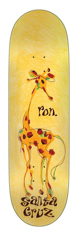 Santa Cruz Whaley 30 Year Giraffe VX Everslick 9.00 Skate Deck