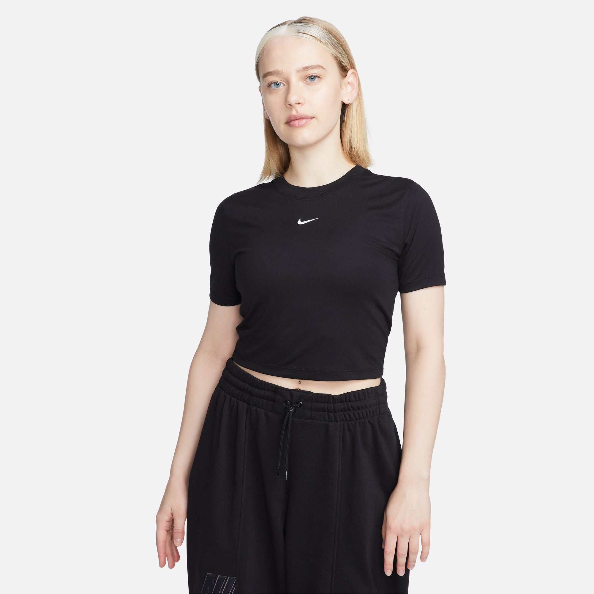 Tee shirt nike crop top sale