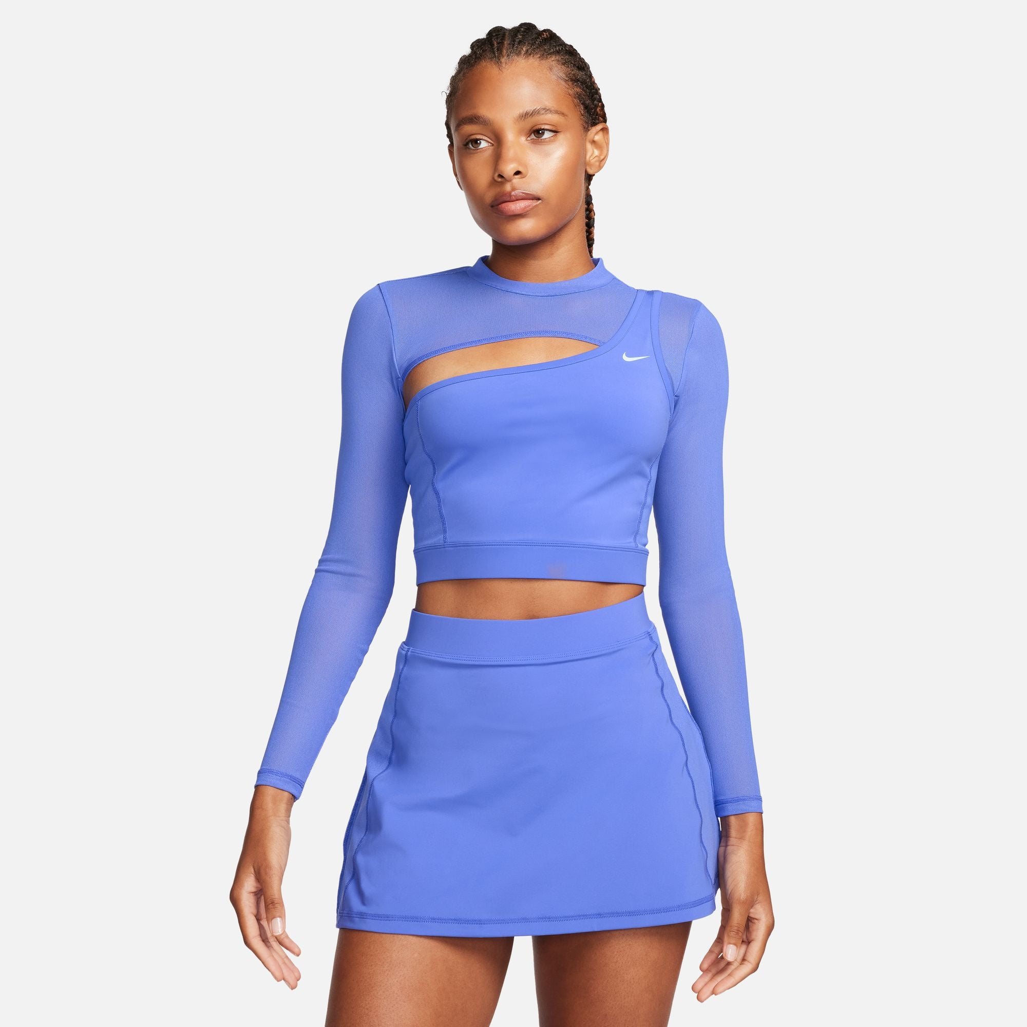 Dri fit long sleeve crop clearance top