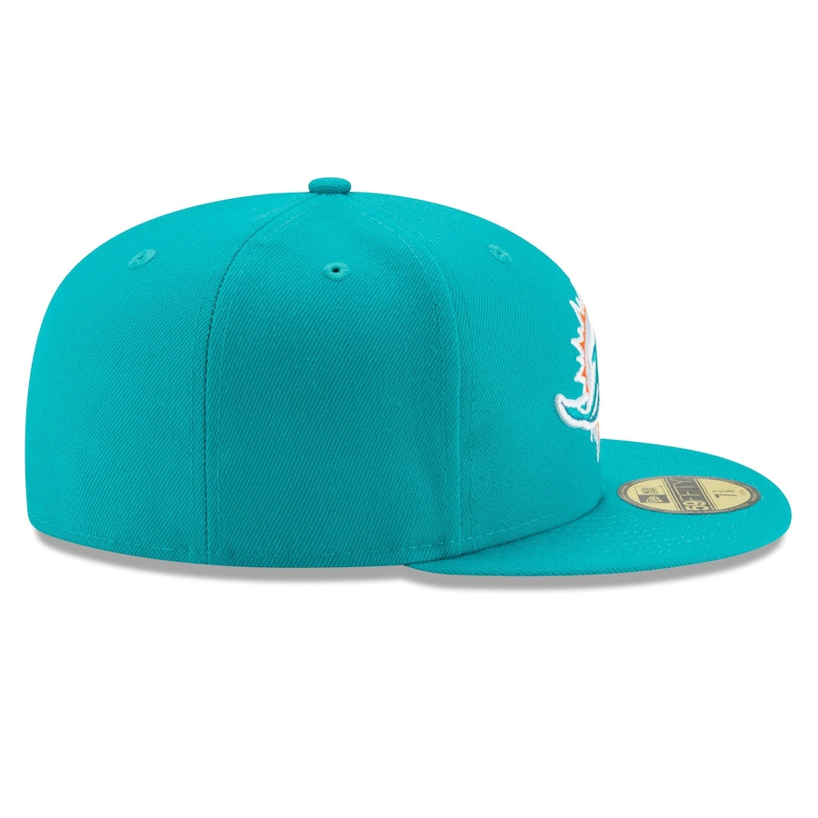 Miami Dolphins Teal 59FIFTY Fitted Hat