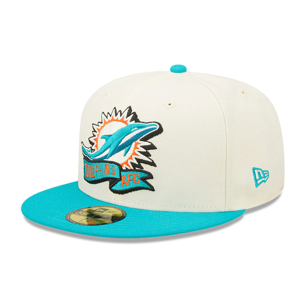 Miami Dolphins 2022 Sideline 59Fifty Fitted Hat SoleFly