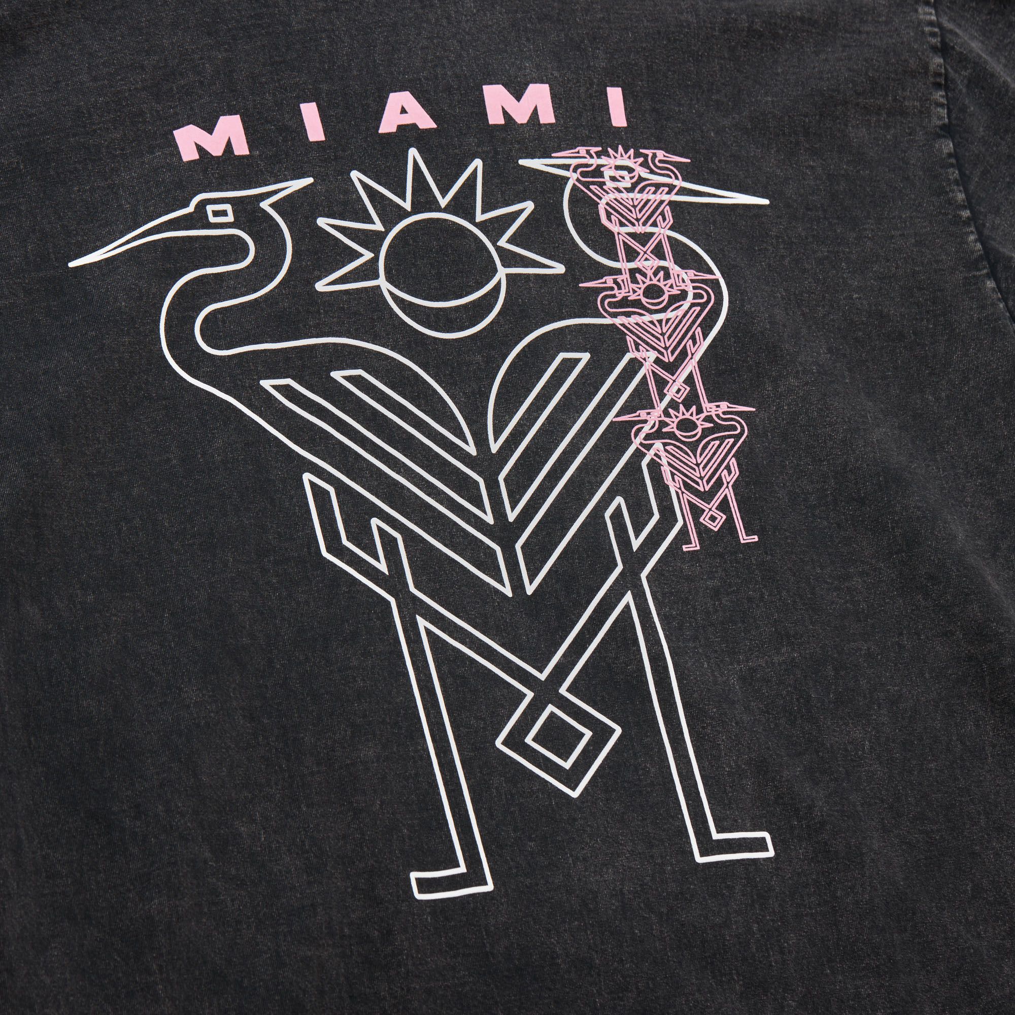 Mitchell & Ness Inter Miami CF Oversized Graphic Washed Soccer Tee