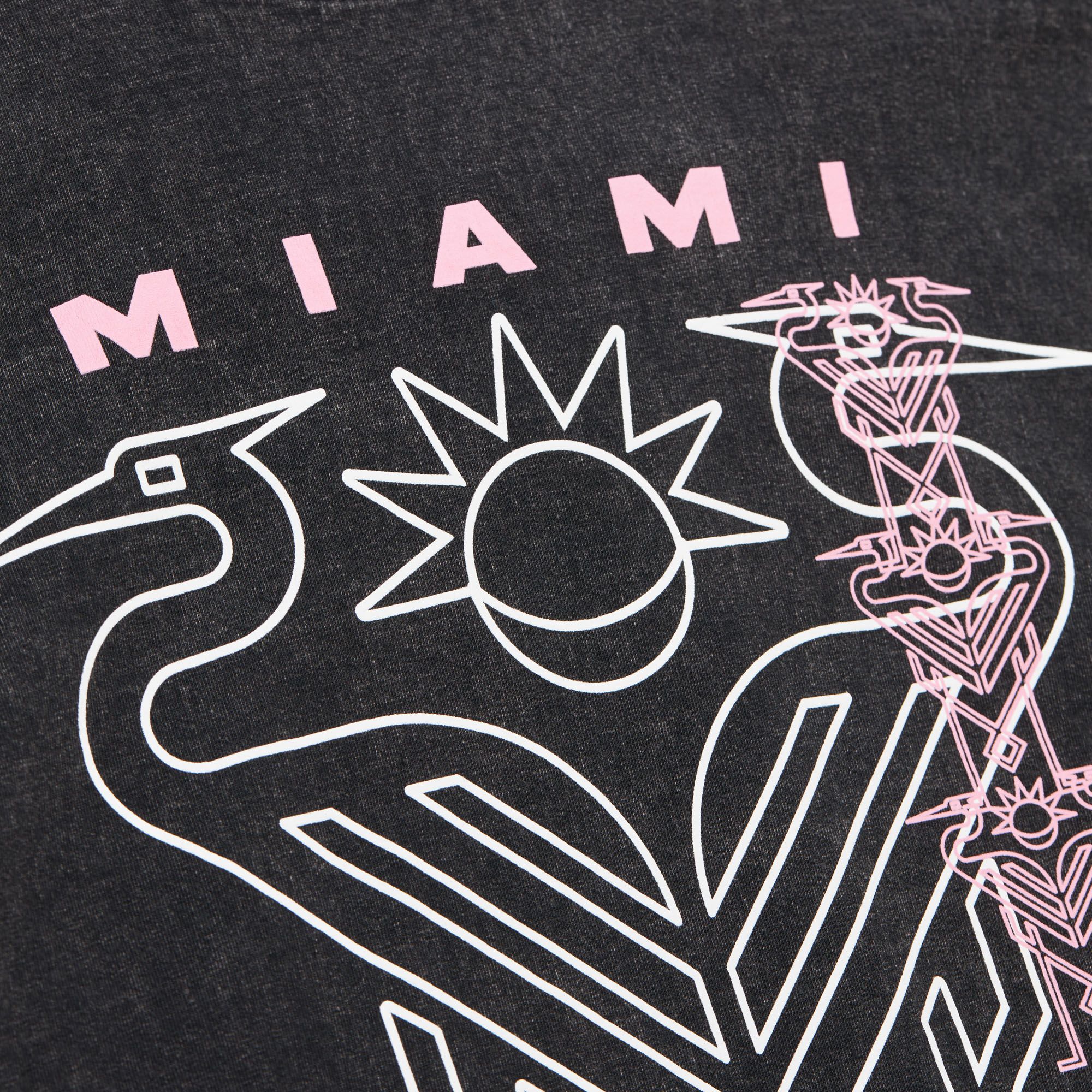 Mitchell & Ness Inter Miami CF Oversized Graphic Washed Soccer Tee