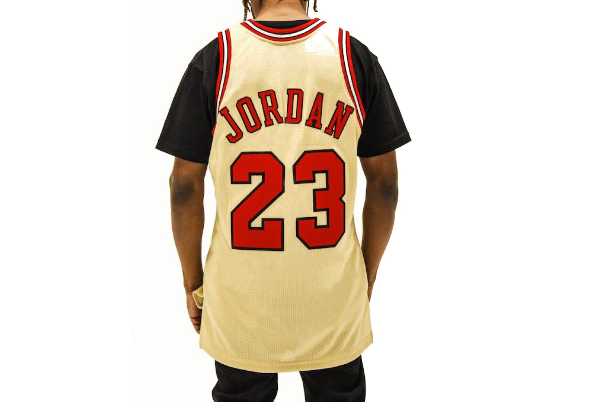 Michael Jordan Signed Chicago Bulls Mitchell & Ness Rookie Jersey