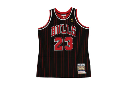 Vintage Michael Jordan Chicago Bulls Black Pinstripe Jersey