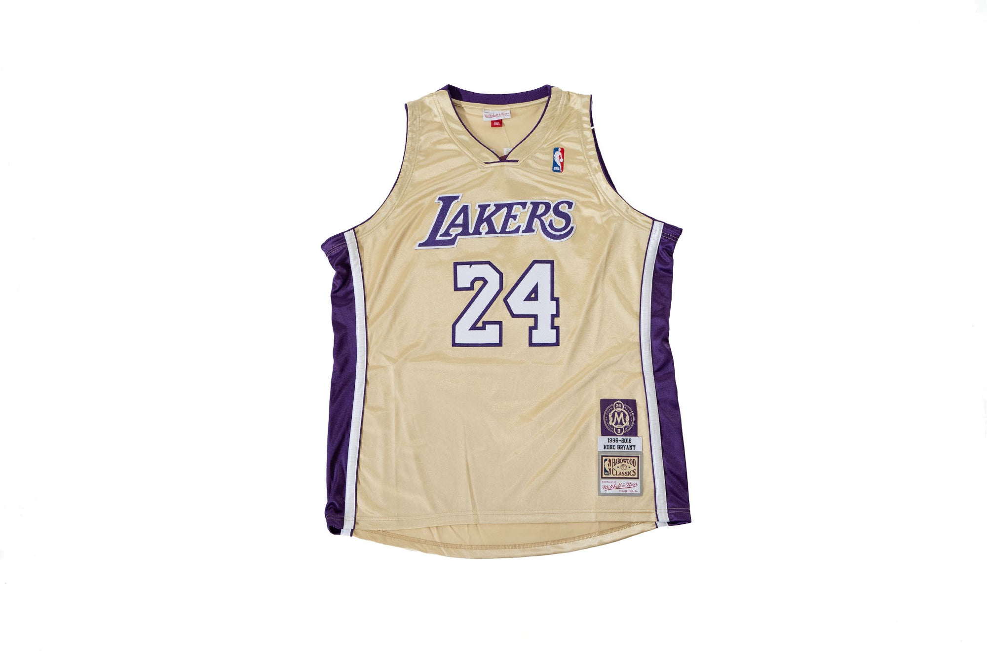 Authentic 1996-2016 Hall Of Fame Kobe Bryant Los Angeles Lakers