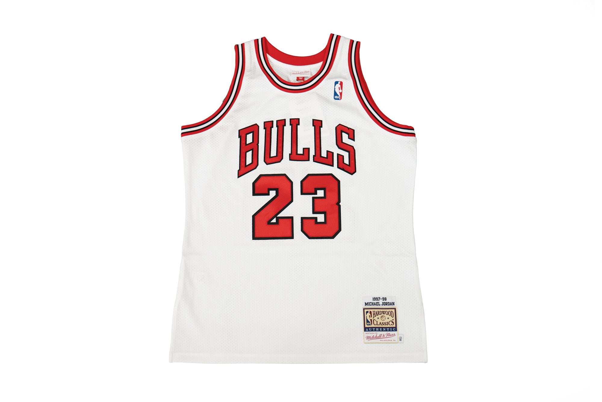 Mitchell & Ness Mens Chicago Bulls Hebru Jersey 'Red' XL