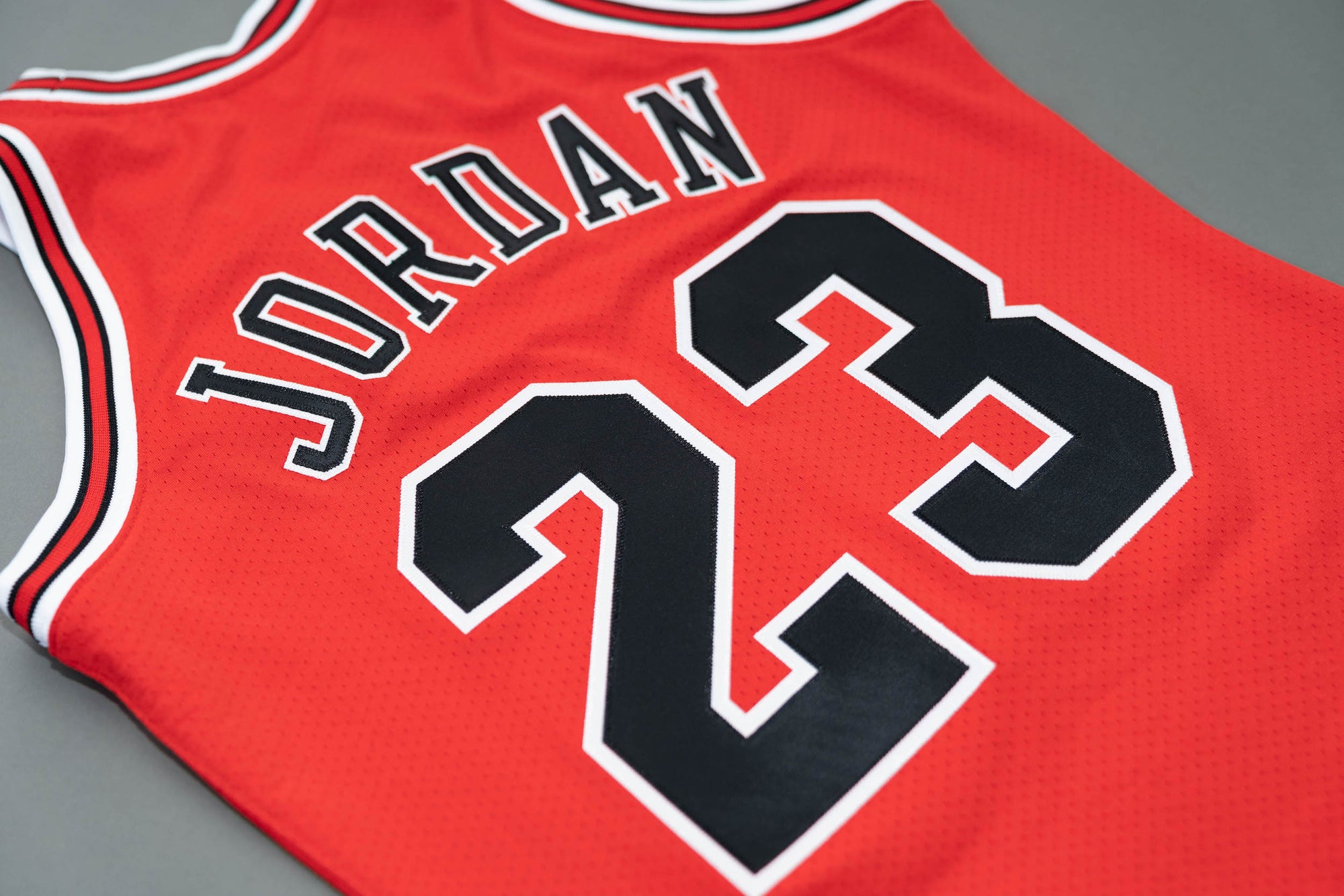 Men's Mitchell & Ness Michael Jordan Red USA Basketball Authentic