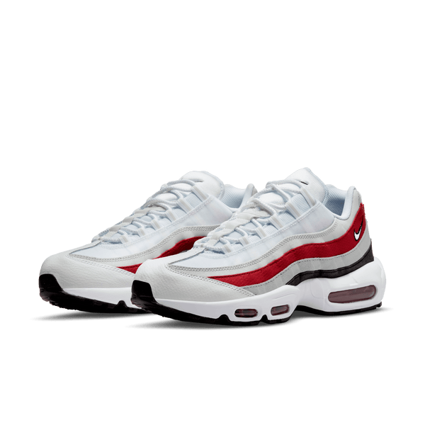 Air max 95 deals white red black