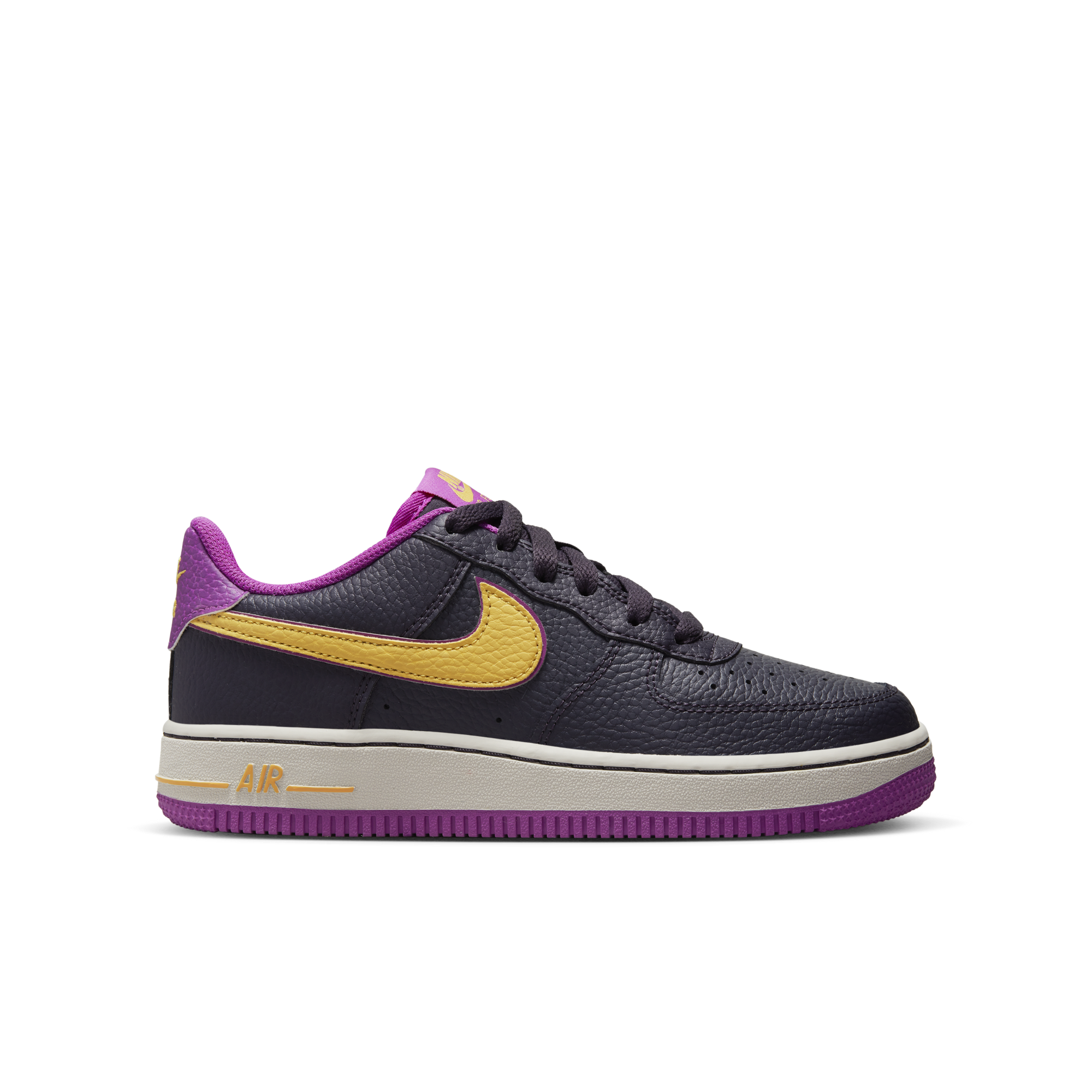Nike Air Force 1 Low World Champ Lakers Black Purple Shoes 