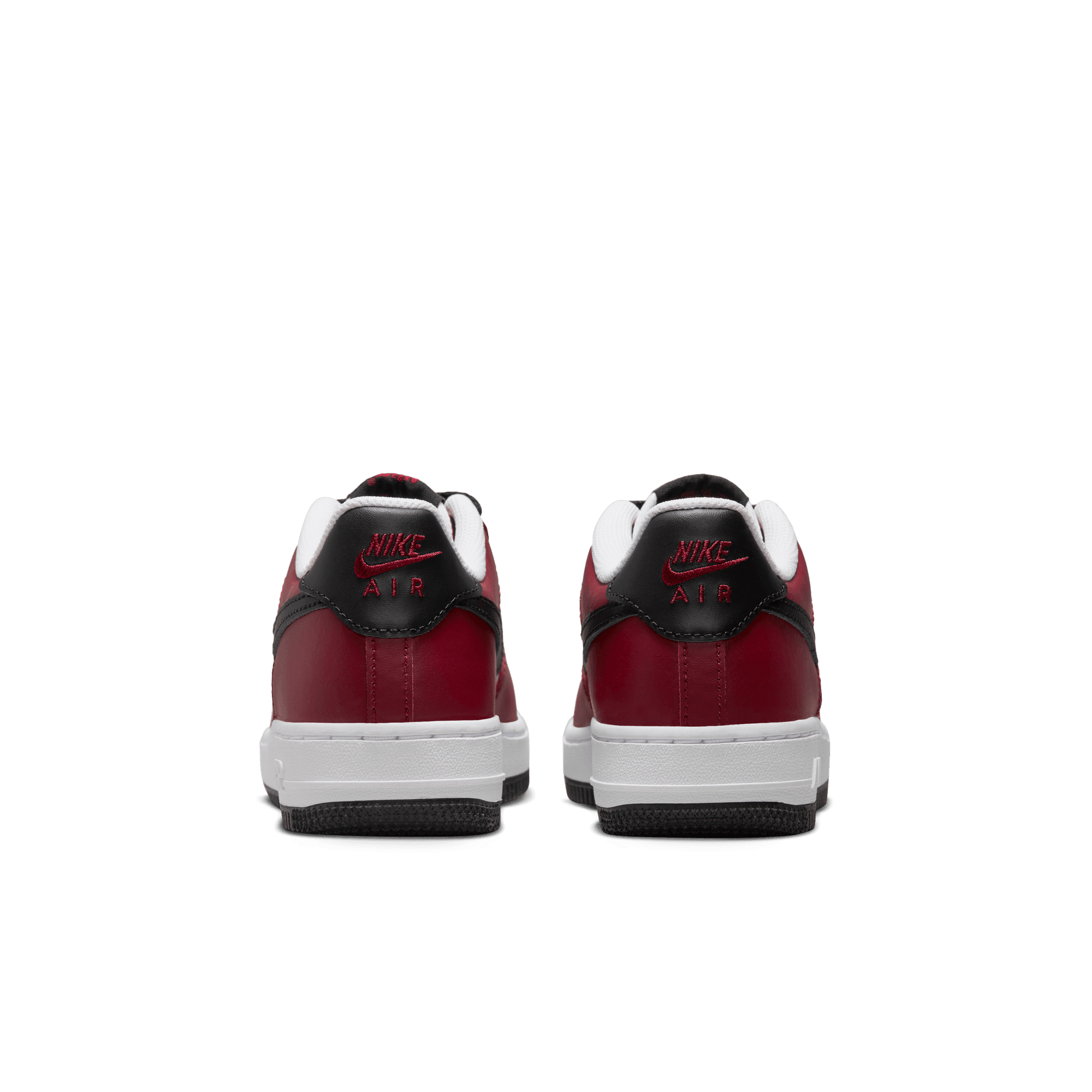 Nike Big Kids Air Force 1 Lv8 (team red / black-white)