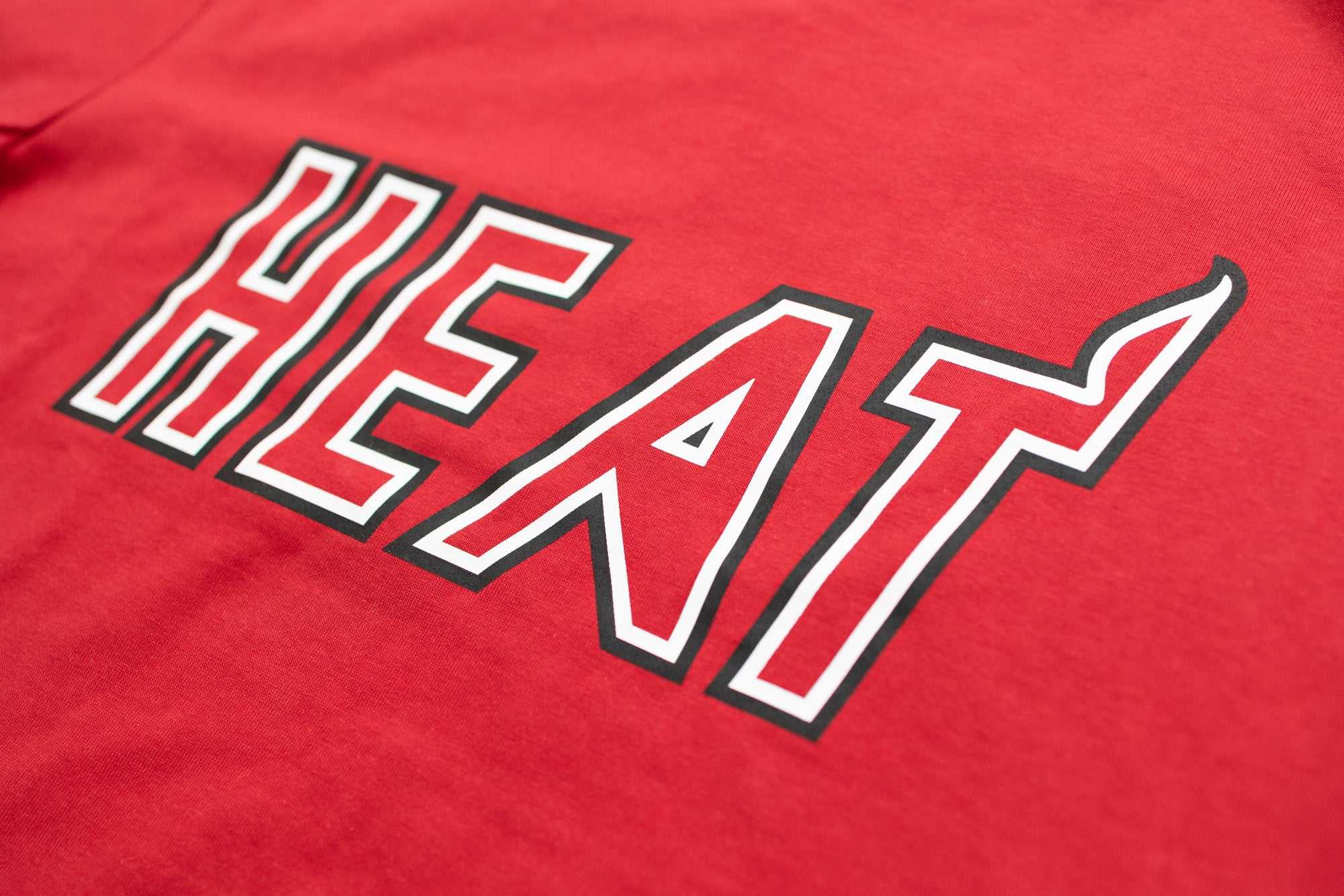 Mitchell & Ness Nba Team Logo Tee Miami Heat Black for Men