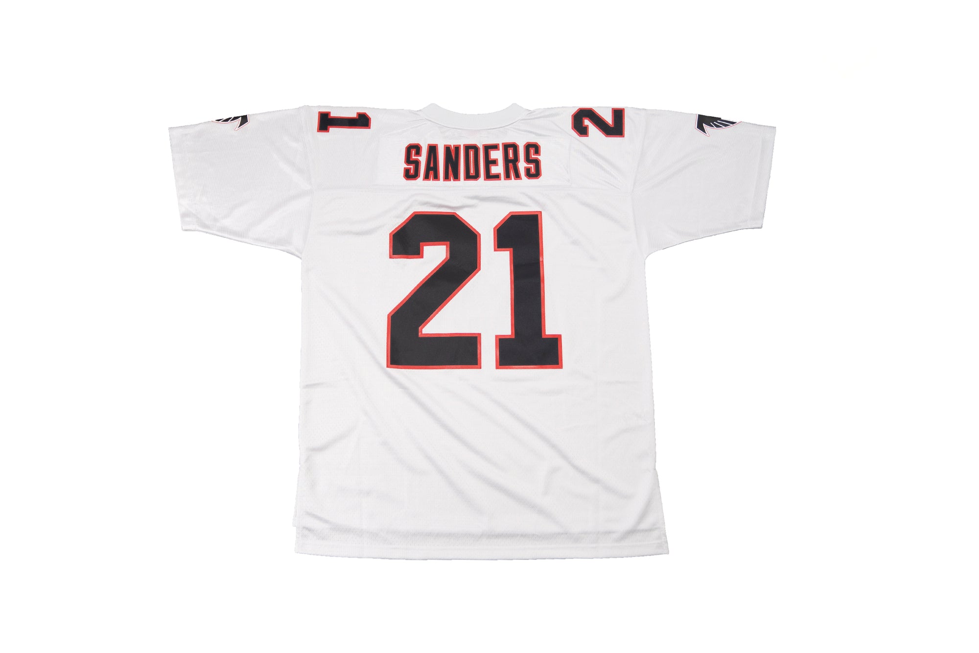 Deion Sanders Signed Atlanta Falcons Mitchell & Ness Red Legacy