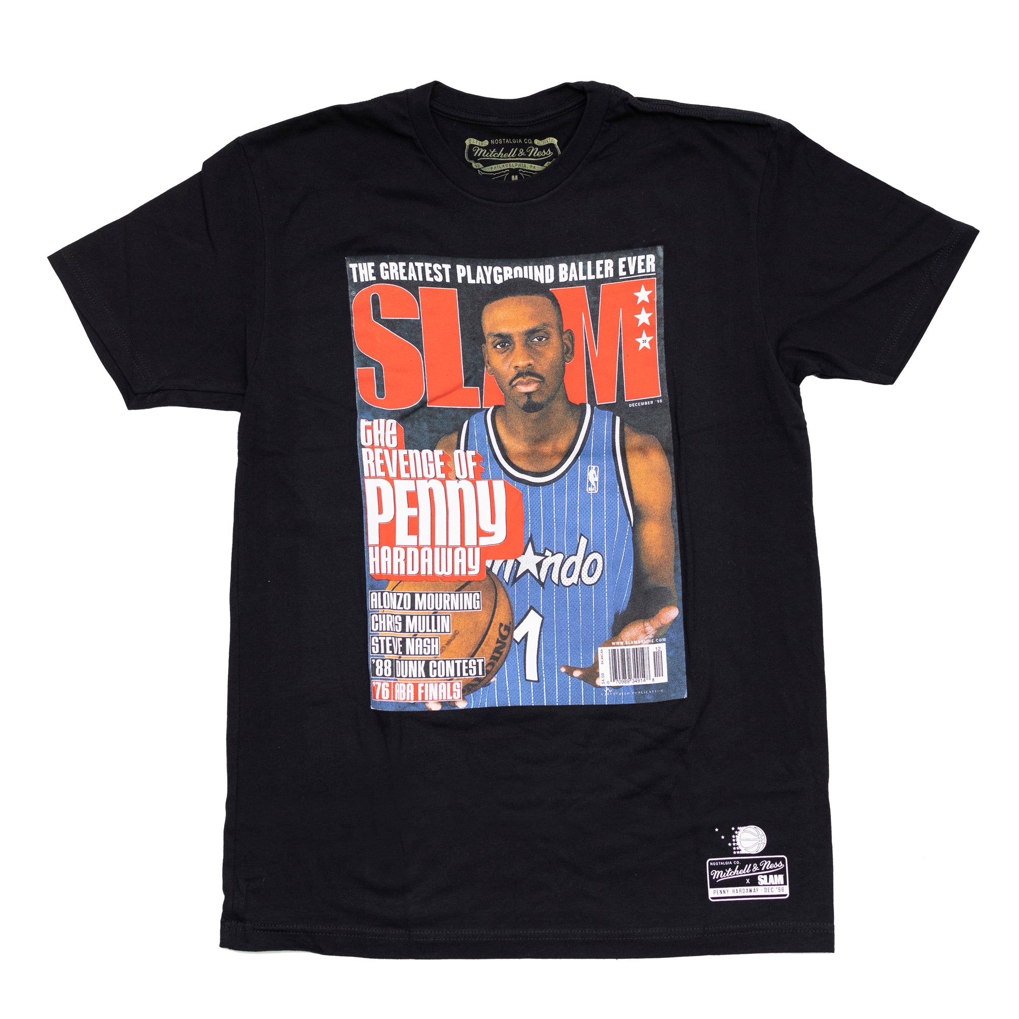 Official Slam Cover Orlando Magic Penny Hardaway T-Shirt - Sgatee